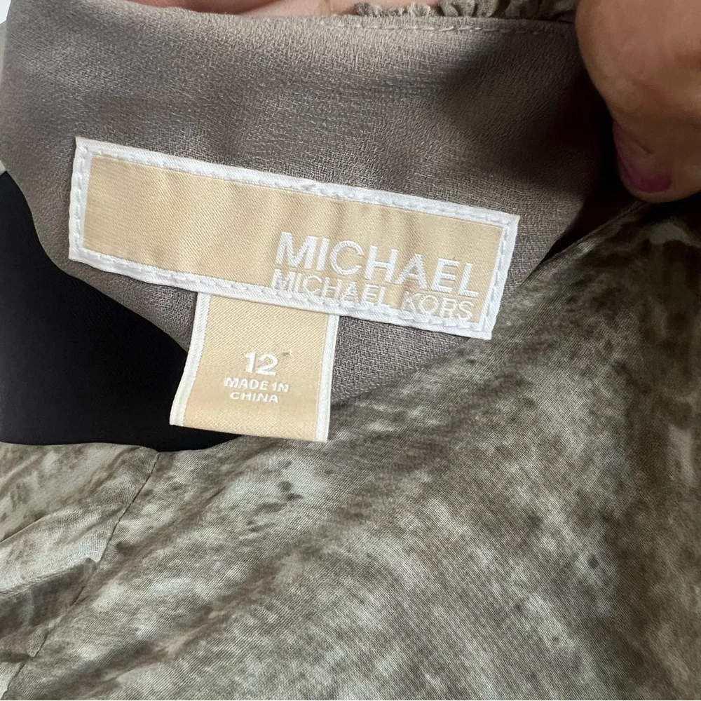 Michael Kors Camel/Tan Dress SZ: 12 - Picture 4 of 7